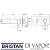 Bristan Flute Wall Mounted Basin Mixer Tap Dimensions